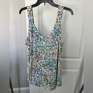 Floral tank Size L